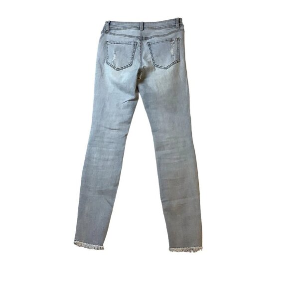 INC Denim Skinny Leg Regular Fit Mid Rise Blue Denim Jeans Womens Size 0 - Picture 3 of 10